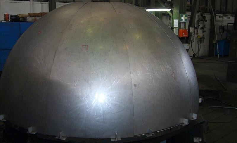 Test assembly of pre-fabricated hemi-head