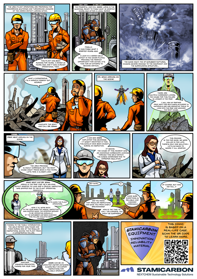 Stamicarbon Equipment - HP Scrubber Rupture